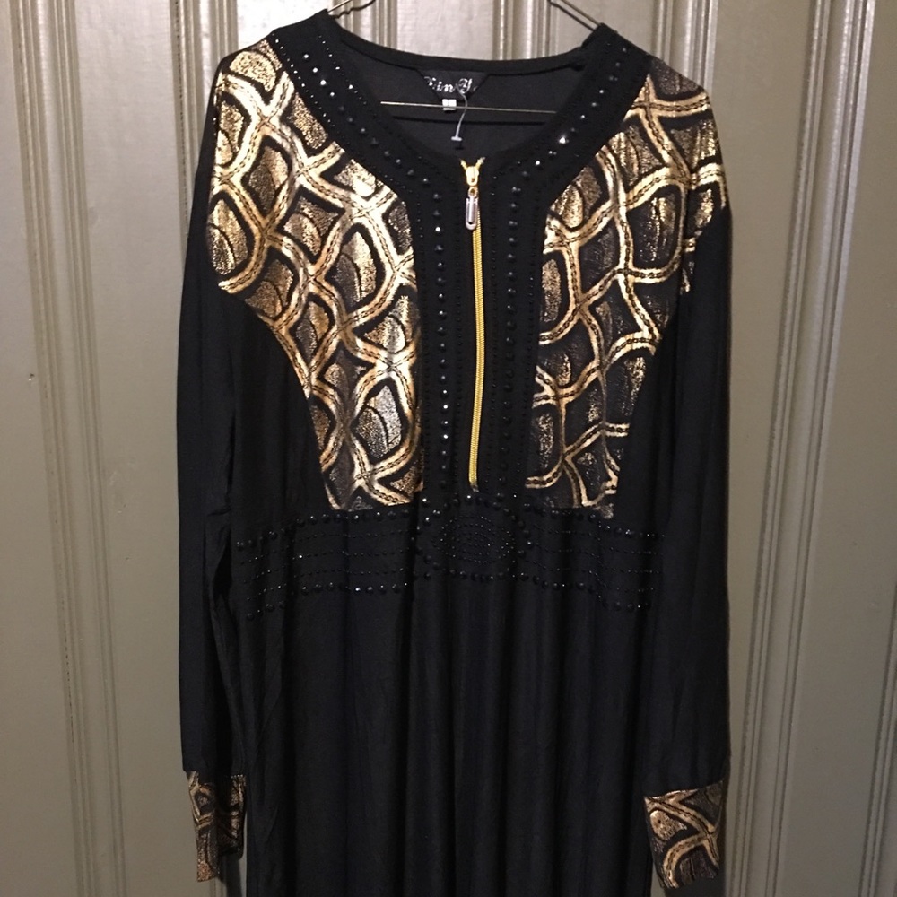 New Beautifully designed  Black Abaya